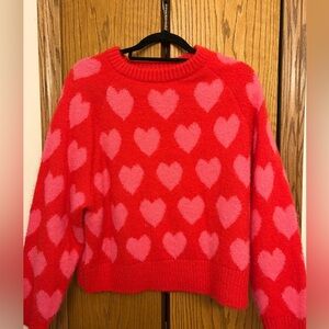 Old Navy heart sweater